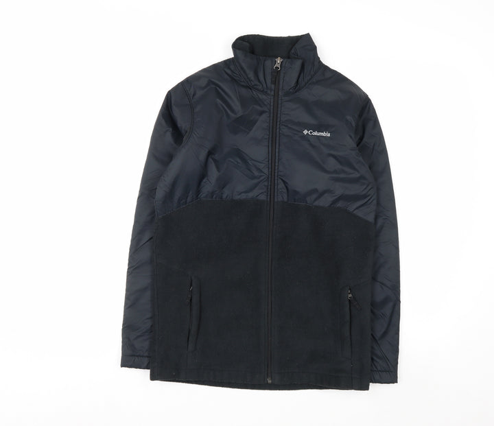 Columbia Men's Black L Fleece Lined Full Zip Outdoor Jacket