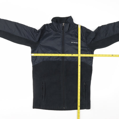 Columbia Men's Black L Fleece Lined Full Zip Outdoor Jacket