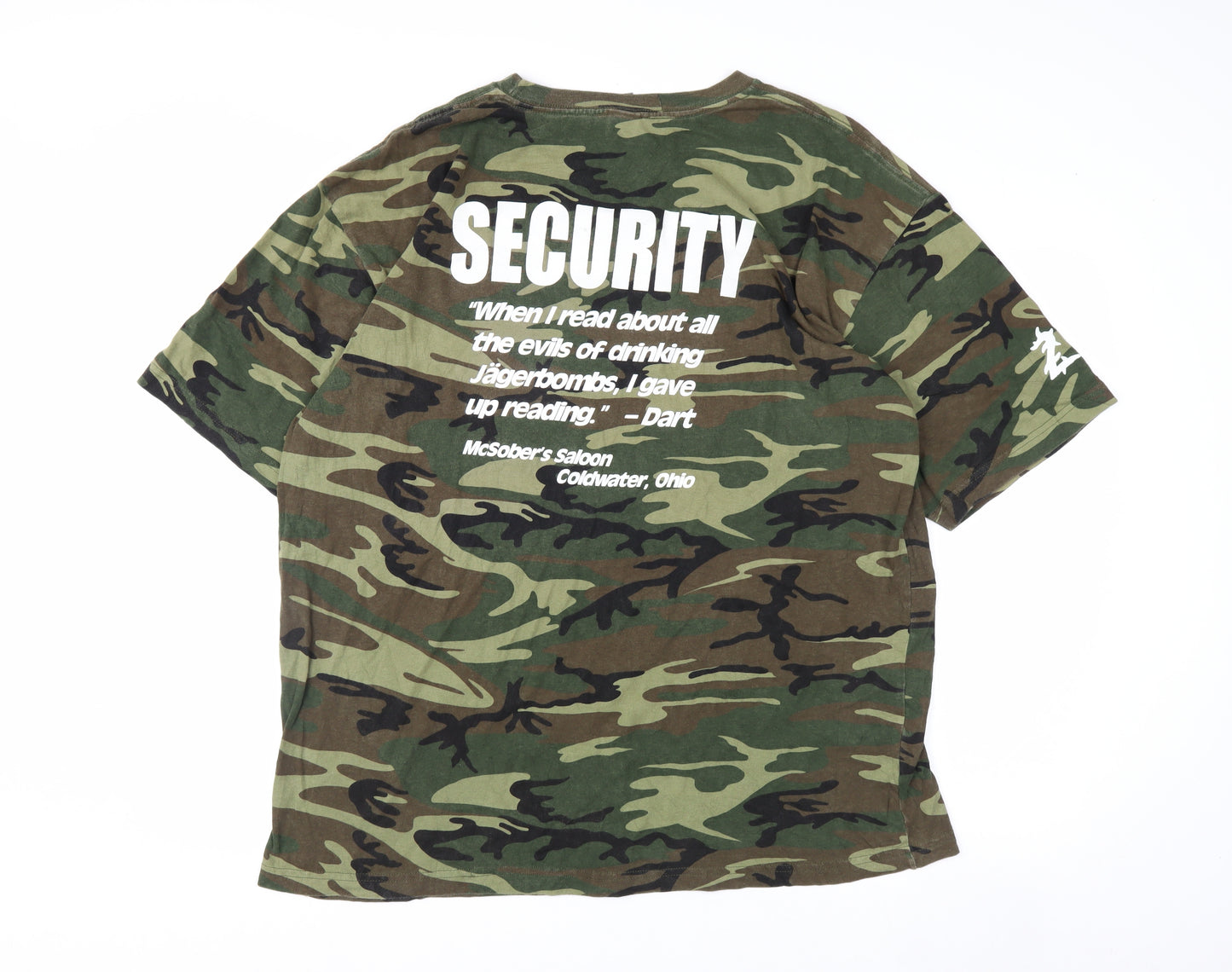Code V Men's Camouflage DARTFEST VI Graphic T-Shirt Size 2XL