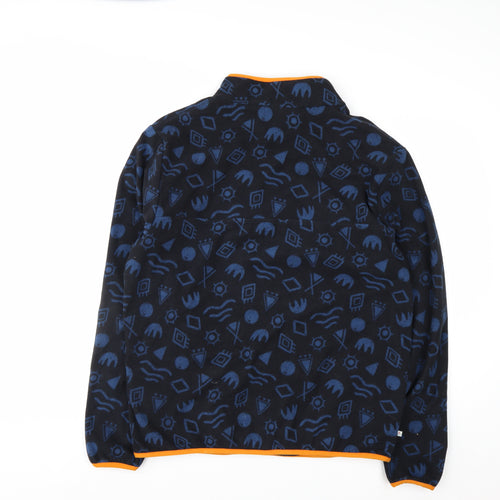 Passenger Men’s Blue Fleece Pullover Sweatshirt XL Outdoor Zip High Neck