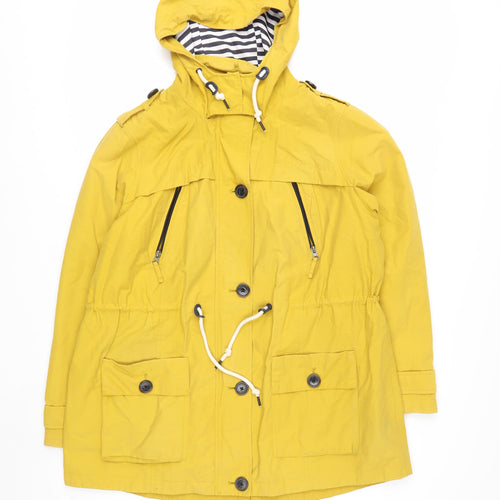 Marks and Spencer Women’s Yellow Hooded Parka Jacket Size 18