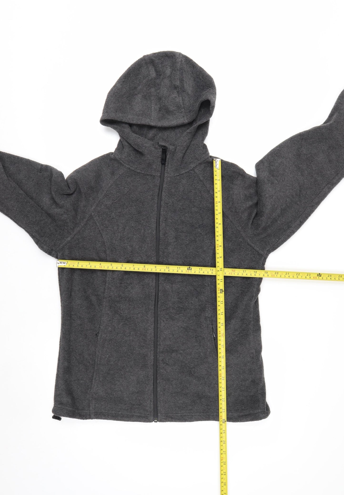Columbia Men's Grey Fleece Full Zip Hoodie Size M