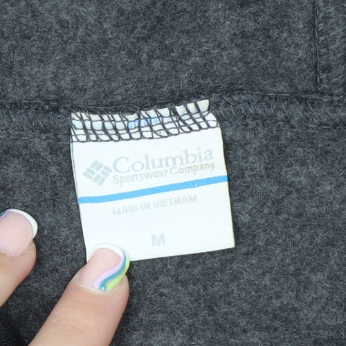 Columbia Men's Grey Fleece Full Zip Hoodie Size M