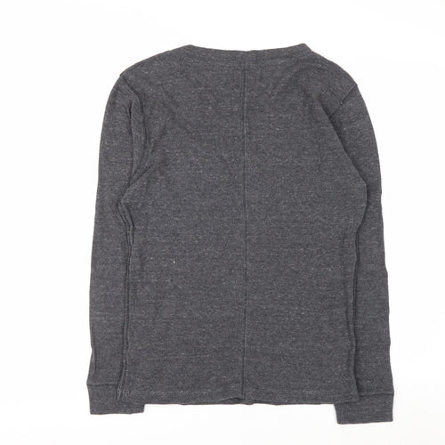 Diesel Women Grey V-Neck Knit Pullover Jumper Size S