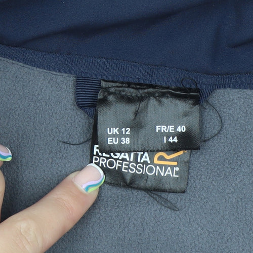 Regatta Professional Women's Blue Softshell Jacket UK 12 Windproof