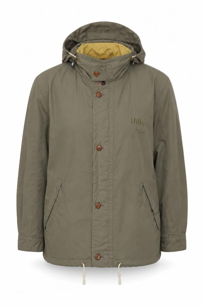 Hill Stratos Women's Green Cotton Hooded Parka Jacket Size S