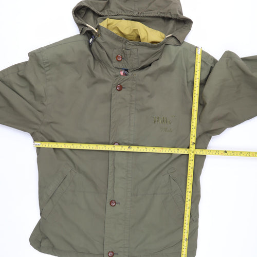 Hill Stratos Women's Green Cotton Hooded Parka Jacket Size S