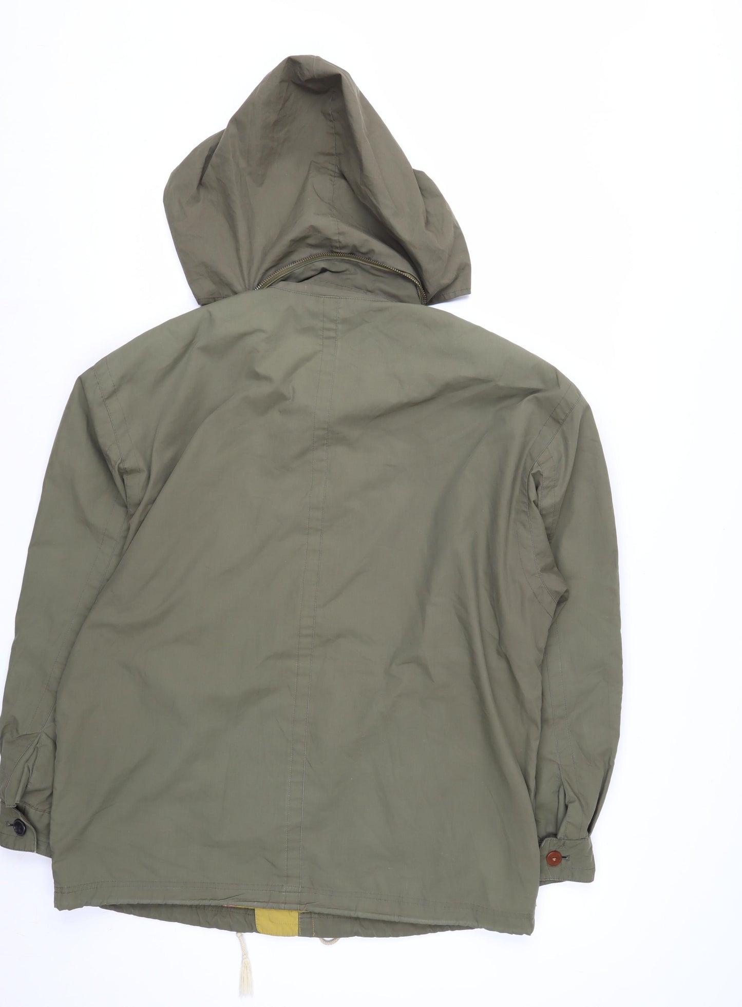 Hill Stratos Women's Green Cotton Hooded Parka Jacket Size S