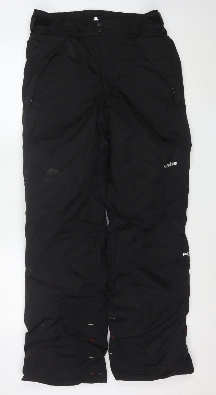 Wedze Men's Black M Ski Snow Pants Insulated Waterproof Trousers