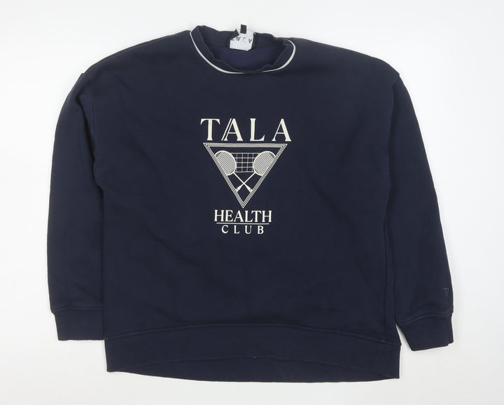 TALA Unisex Blue Small Pullover Sweatshirt Health Club Logo