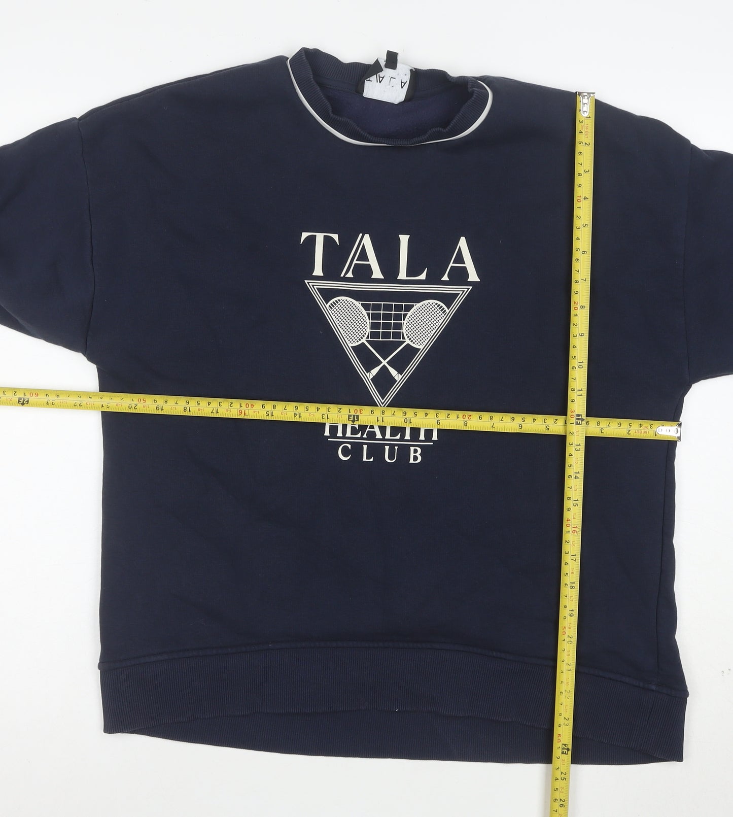 TALA Unisex Blue Small Pullover Sweatshirt Health Club Logo