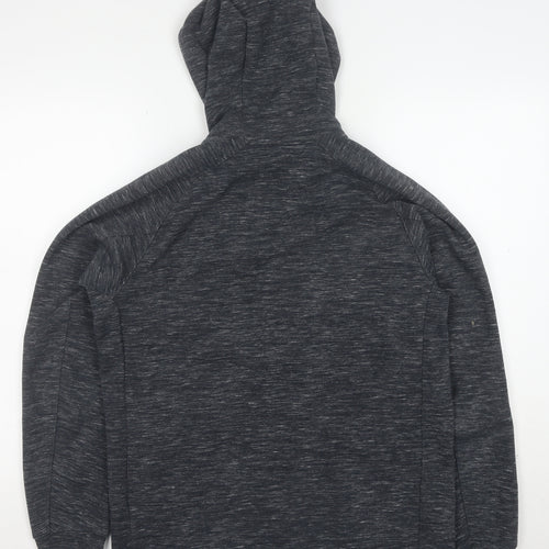 UNIQLO Men's Grey Full Zip Hoodie M Regular Fit Lightweight