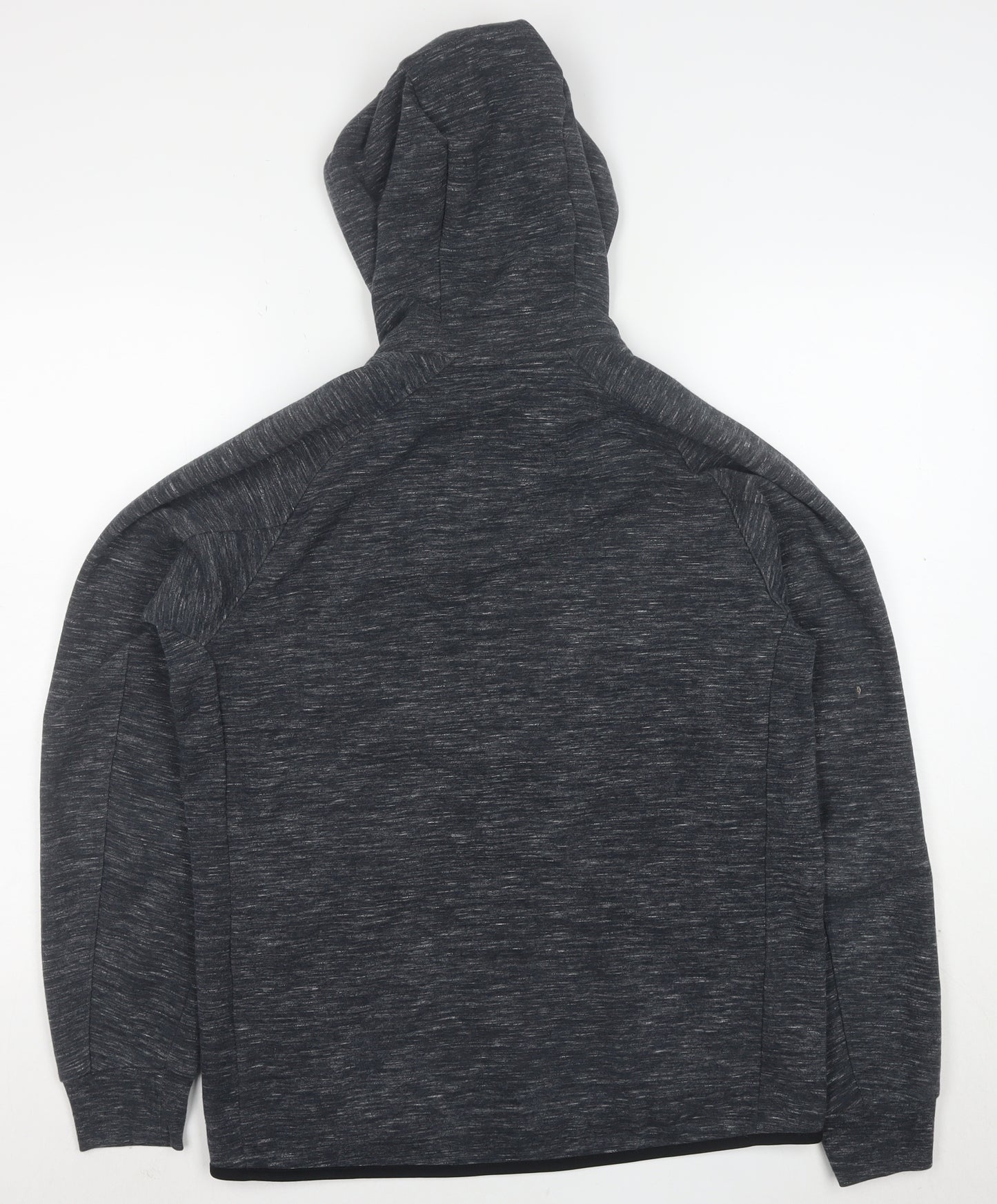 UNIQLO Men's Grey Full Zip Hoodie M Regular Fit Lightweight