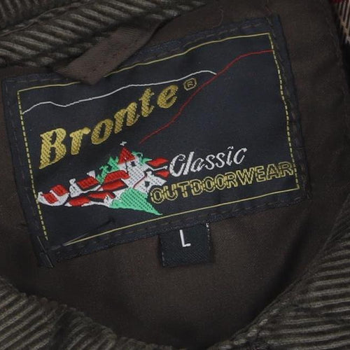 Bronte Women Brown Quilted Mid-Length Outdoor Jacket Size 10