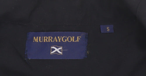 Murray Golf Men's Grey 1/4 Zip Short Sleeve Pullover Windbreaker Sweatshirt Size S