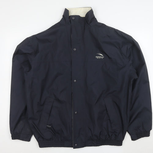 Donnay Golf Mens Blue Windbreaker Jacket Size M Water Resistant