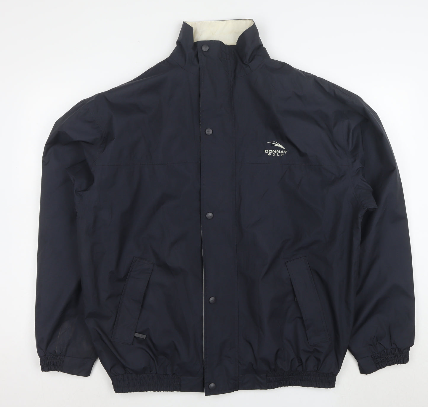 Donnay Golf Mens Blue Windbreaker Jacket Size M Water Resistant