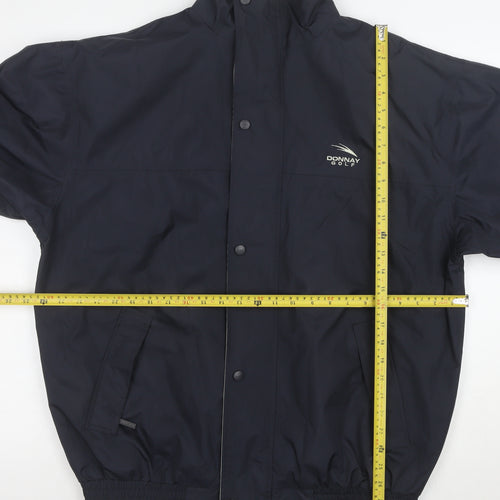 Donnay Golf Mens Blue Windbreaker Jacket Size M Water Resistant