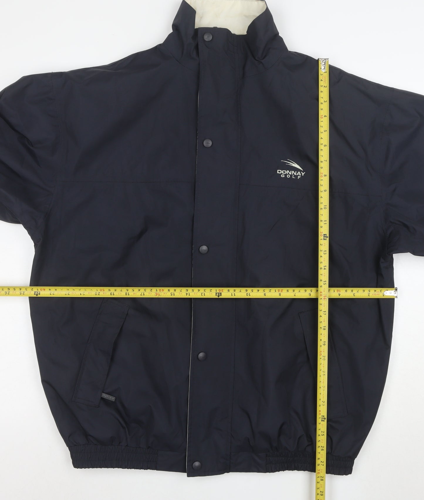 Donnay Golf Mens Blue Windbreaker Jacket Size M Water Resistant