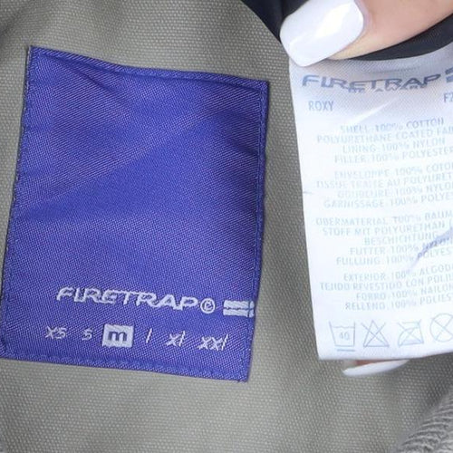 Furterrap Men's Beige Medium Full Zip Lined Jacket Windproof Casual