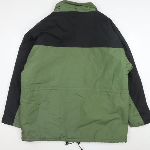 Adventure Sports Men's Green XL Parka Jacket Polyester Lined