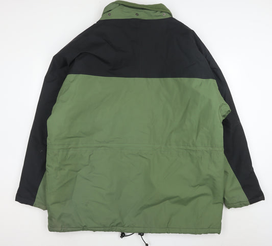 Adventure Sports Men's Green XL Parka Jacket Polyester Lined