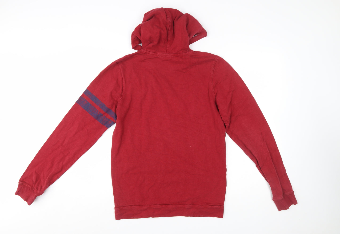 s.Oliver Boys Red Pullover Hoodie XL 176 Cotton Graphic Print Long Sleeve