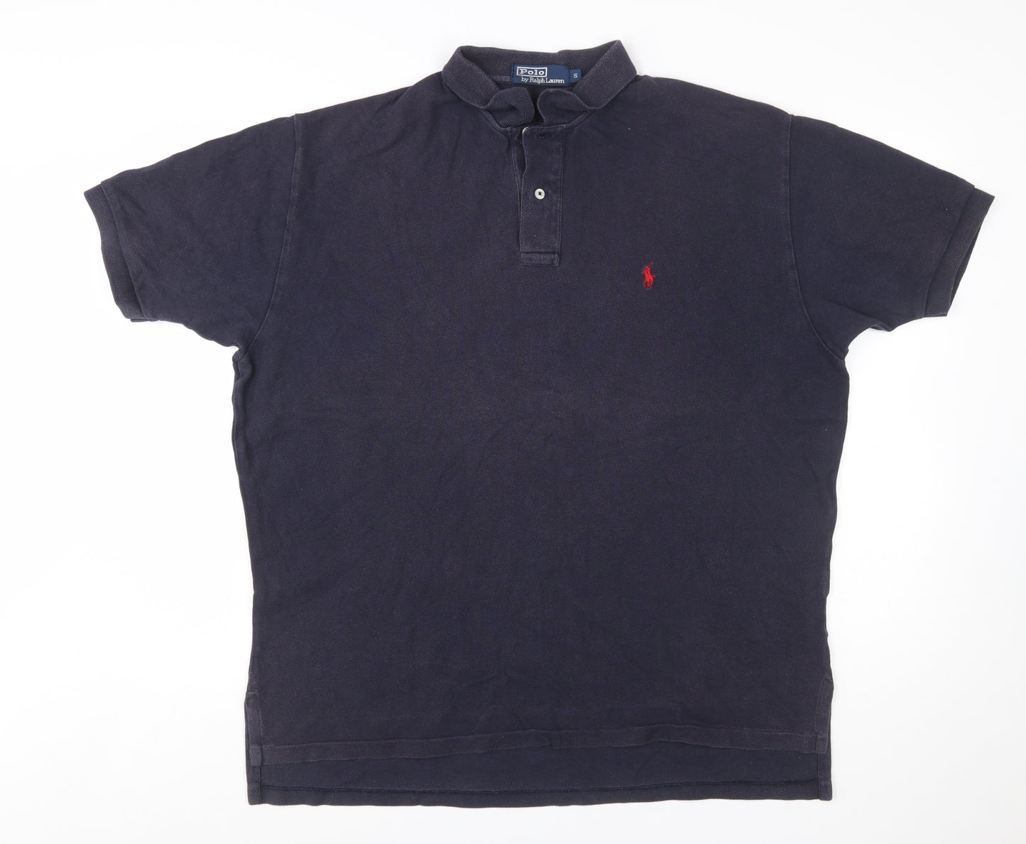 Ralph Lauren Men's Blue Cotton Polo Shirt Size Small