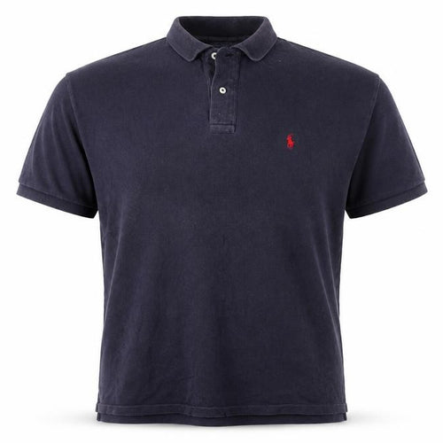 Ralph Lauren Men's Blue Cotton Polo Shirt Size Small