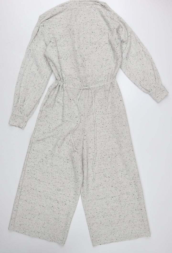 ASOS DESIGN Women’s Ivory Fleck Knit Wide-Leg Jumpsuit UK 10