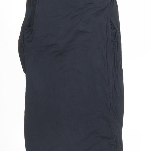 Firetrap Womens Black L Jersey Cowl Neck T-Shirt Dress
