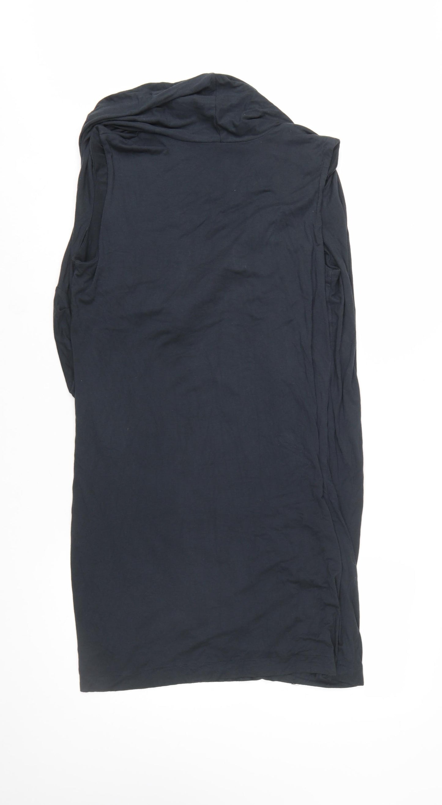 Firetrap Womens Black L Jersey Cowl Neck T-Shirt Dress