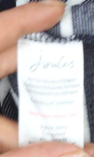 Joules Womens Blue Striped Shift Dress Size 10 3/4 Sleeve