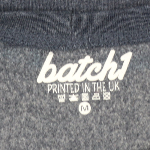 Batch1 Women's Blue Rainbow Graphic Pullover Sweatshirt Medium