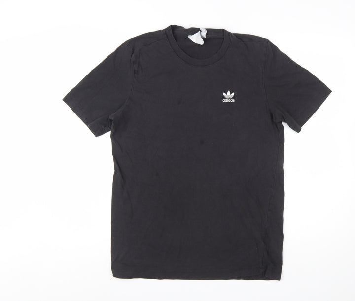 Adidas Men's Black Crew Neck Short Sleeve T-Shirt Size S