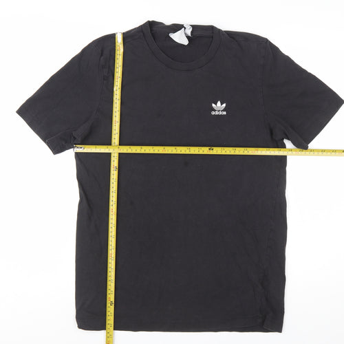 Adidas Men's Black Crew Neck Short Sleeve T-Shirt Size S
