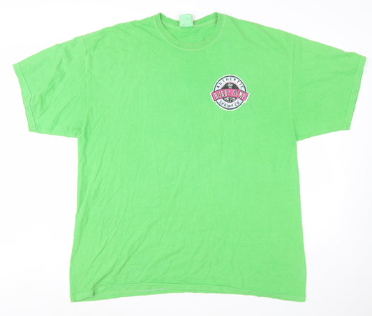 Bubba Gump Shrimp Co. Men's Green 2XL Graphic Cotton T-Shirt