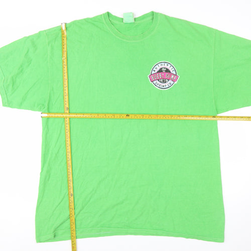 Bubba Gump Shrimp Co. Men's Green 2XL Graphic Cotton T-Shirt