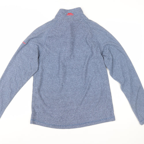 Trespass Women Blue 1/2 Zip Pullover Sweatshirt UK 12 M