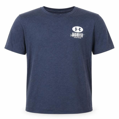 Under Armour Men's Blue Short Sleeve Graphic T-Shirt Size L