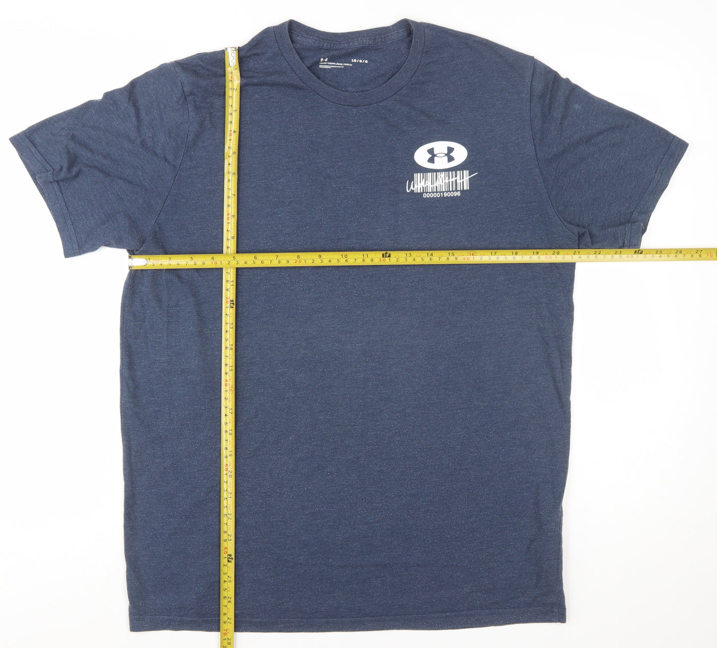 Under Armour Men's Blue Short Sleeve Graphic T-Shirt Size L