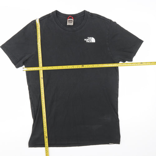 The North Face Men's Black Cotton Short Sleeve Graphic T-Shirt S