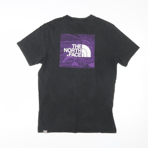 The North Face Men's Black Cotton Short Sleeve Graphic T-Shirt S
