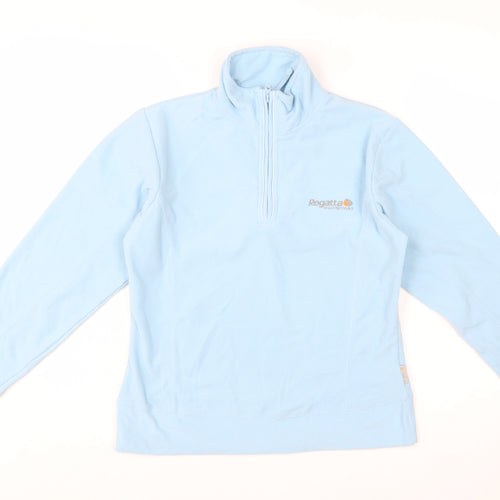 Regatta Womens Blue XS 1/2 Zip Fleece Pullover Sweatshirt