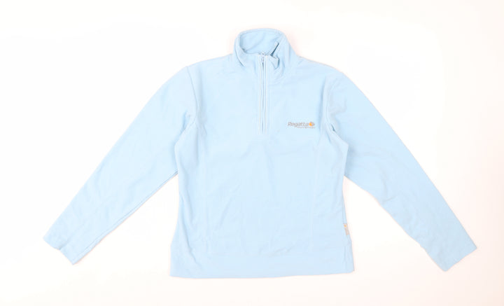 Regatta Womens Blue XS 1/2 Zip Fleece Pullover Sweatshirt