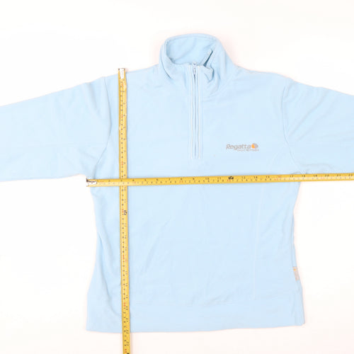 Regatta Womens Blue XS 1/2 Zip Fleece Pullover Sweatshirt