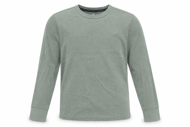 Hollister Men’s Green Long Sleeve Crew Neck Pullover Sweatshirt M