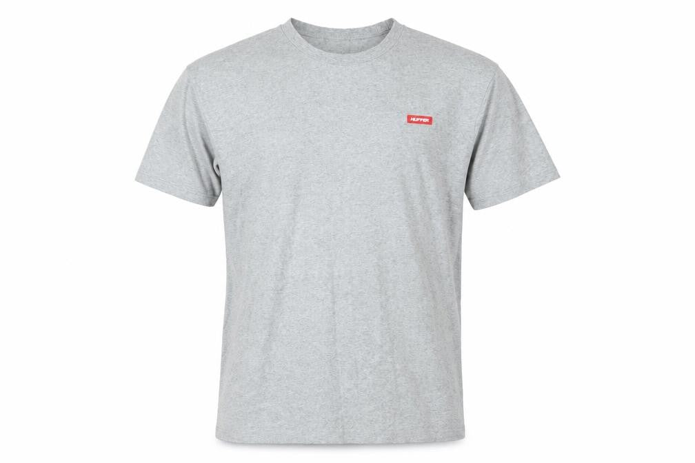 Huffer Men's Grey Cotton Crew Neck T-Shirt Size M Classic Fit