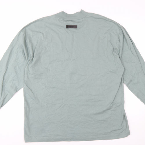 Essentials Fear of God Men's Green L Pullover Sweatshirt