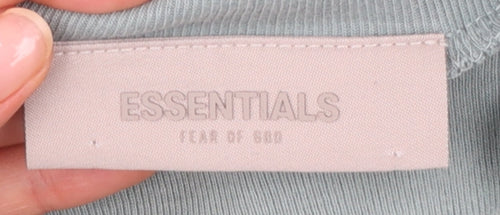 Essentials Fear of God Men's Green L Pullover Sweatshirt